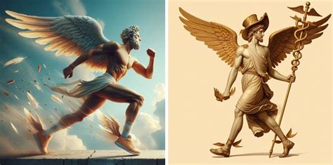 wings on shoes god|The Enigmatic Greek God with Wings on His Feet .